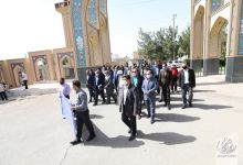 گزارش تصویری مراسم عطرافشاني و غبارروبي گلزار شهدا